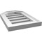 Ekena Millwork Octagonal Top Surface Mount PVC Gable Vent w/ 2"W x 1-1/2"P Brickmould Frame, 12"W x 18"H GVPOT12X1802SF - alternate 2